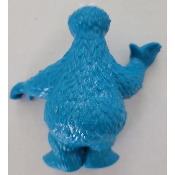 Cookie Monster Birthday Cake Topper Toy 3" Tall - Picture 2 of 4